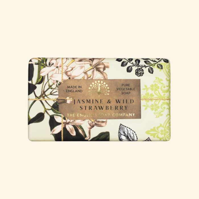 The English Soap Company Anniversary Jasmine and Wild Strawberry Soap